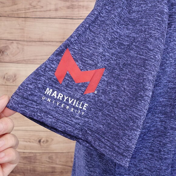 ST LOUIS CARDINALS MARYVILLE UNIVERSITY SGA STADIUM GIVEAWAY POLYESTER TSHIRT XL - Picture 3 of 6